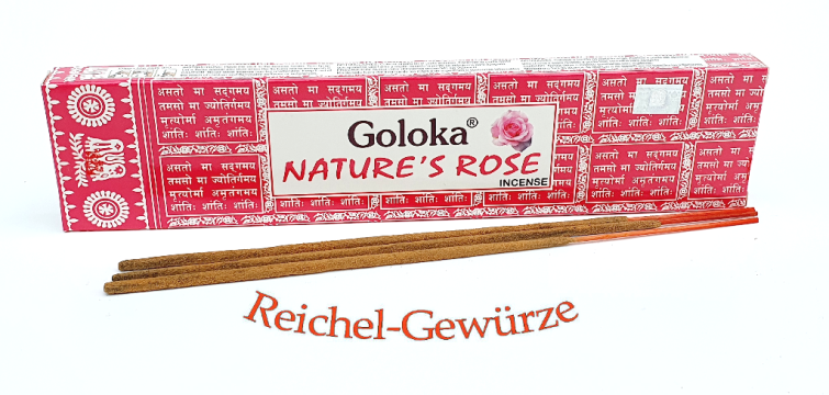 Räucherstäbchen GOLOKA Nature´s Rose, 15g